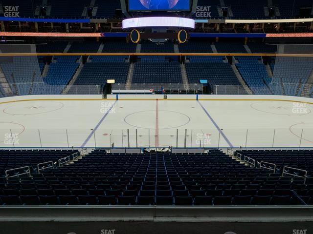 Seating view for KeyBank Center Section 218