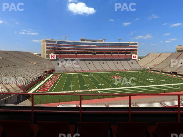 Seating view for Memorial Stadium Nebraska Section 209