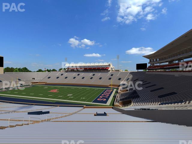 Seating view for Vaught Hemingway Stadium Section A