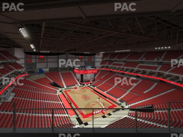 Seating view for Pinnacle Bank Arena Section 314