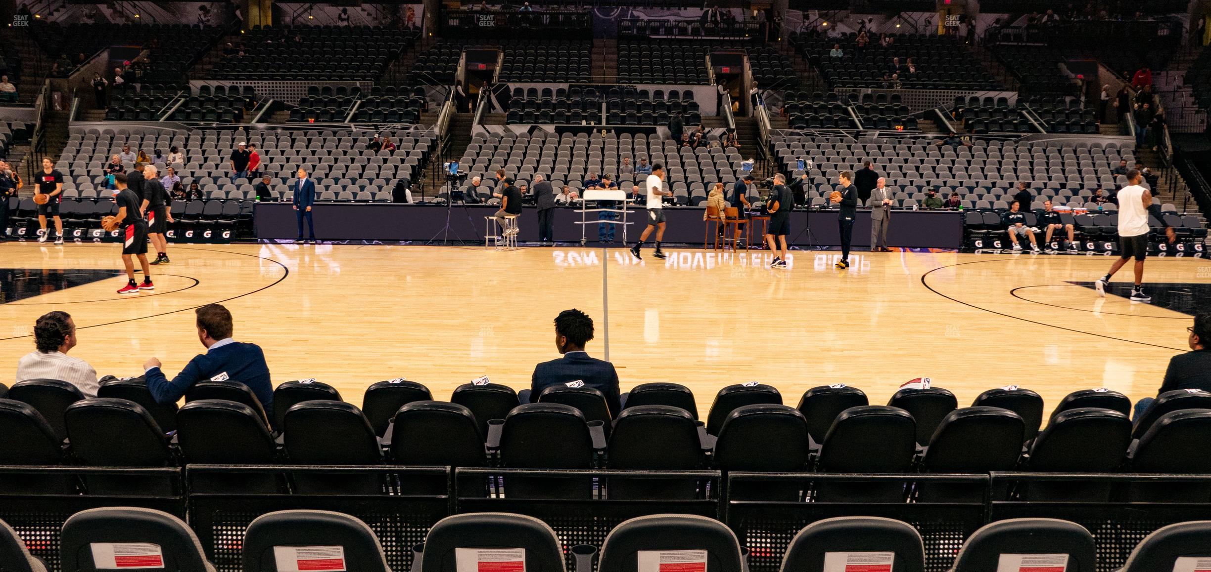 Seating view for Frost Bank Center Section Charter 22