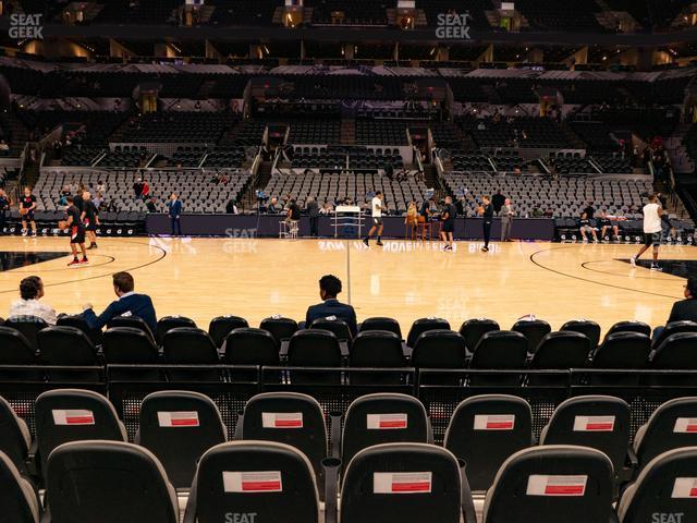 Seating view for Frost Bank Center Section Charter 22