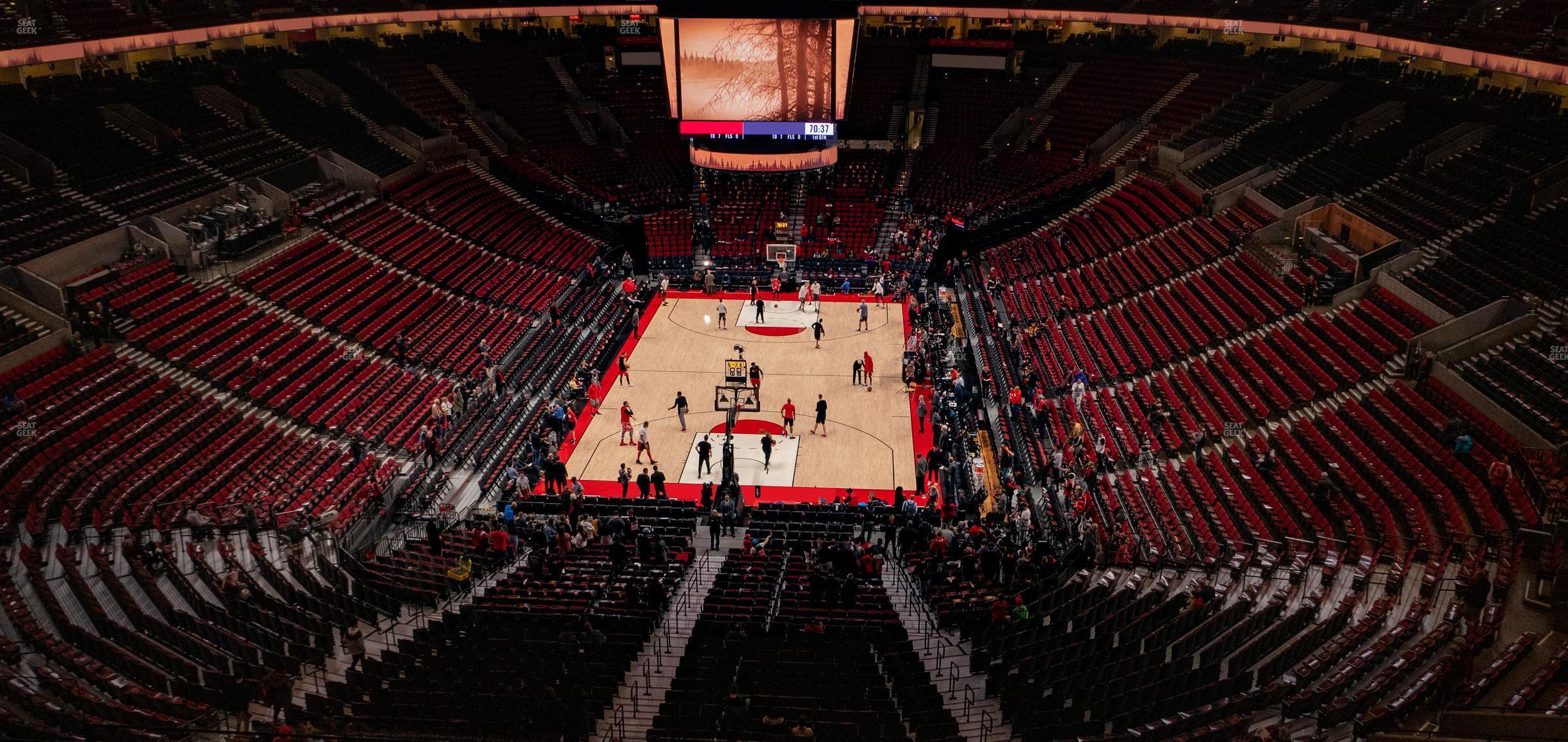 Seating view for Moda Center Section 309