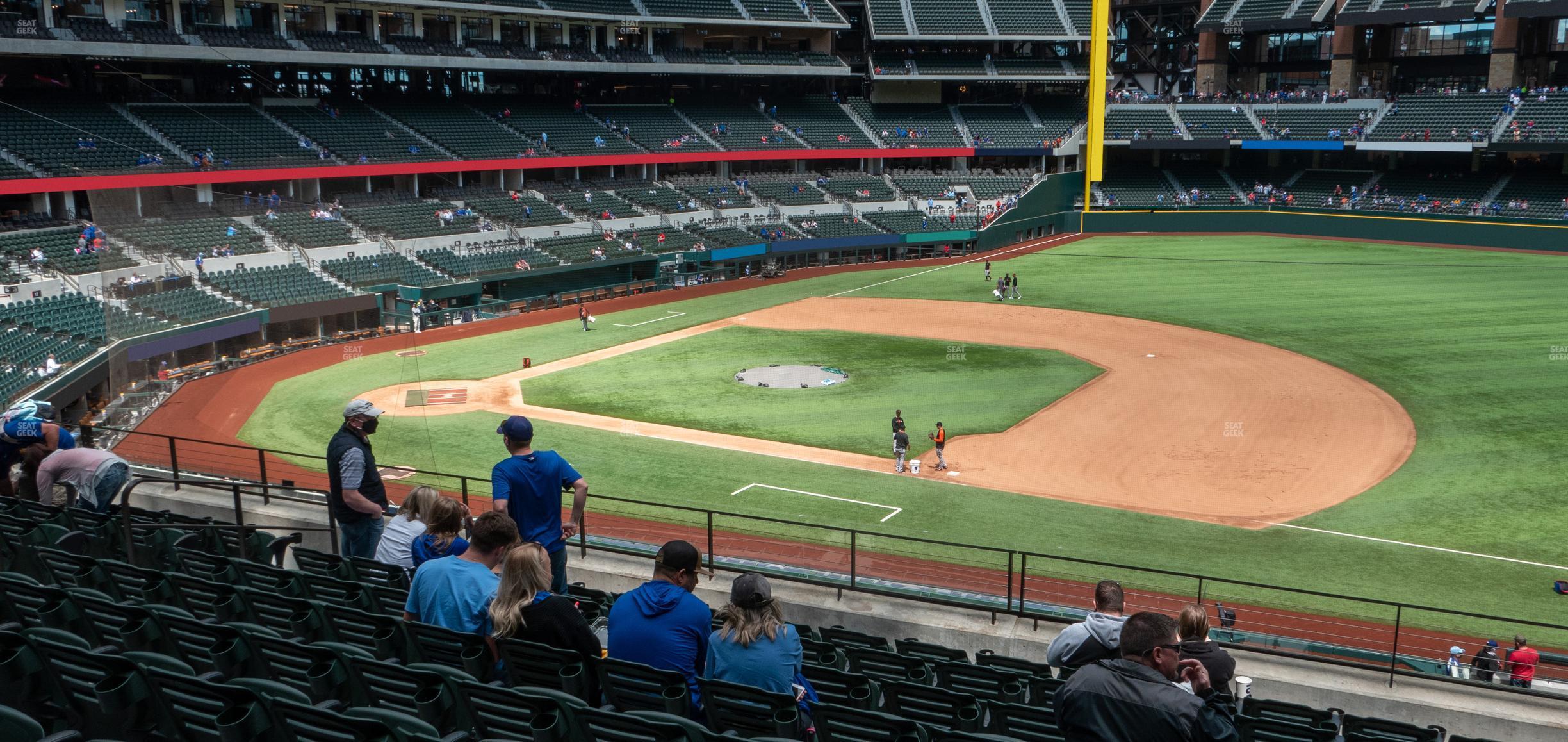 Seating view for Globe Life Field Section 121