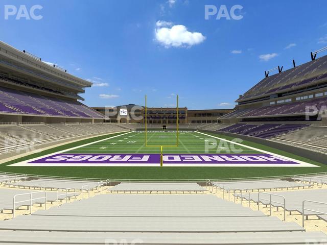 Seating view for Amon G. Carter Stadium Section 115