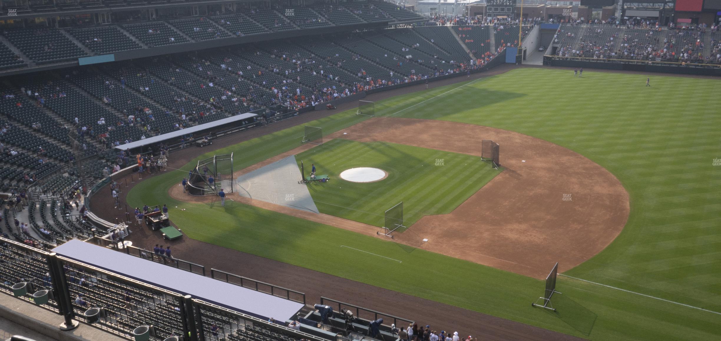 Seating view for Coors Field Section Lower 319