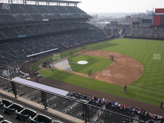 Seating view for Coors Field Section Lower 319