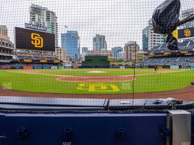 Seating view for Petco Park Section Dugout 0