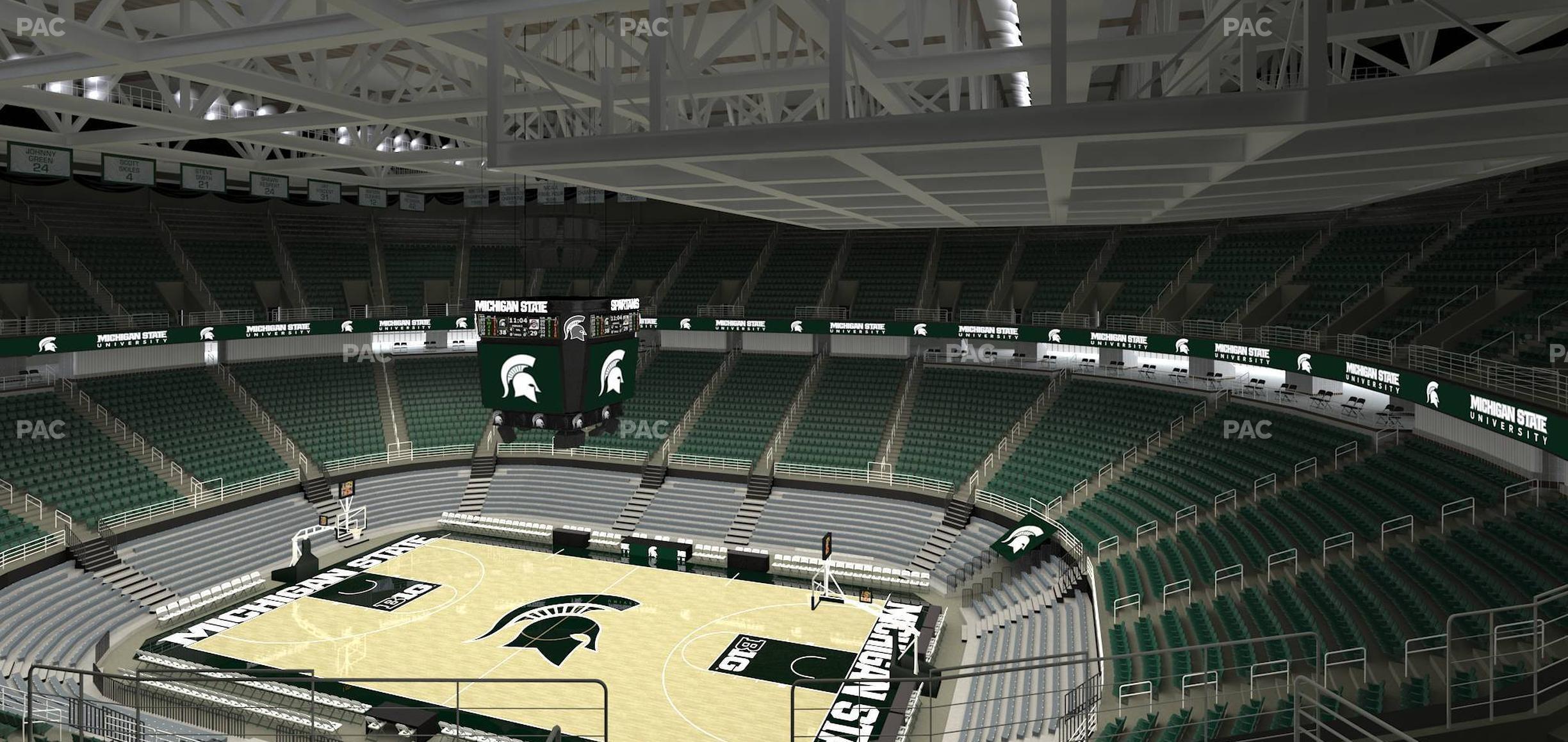 Seating view for Jack Breslin Student Events Center Section 224