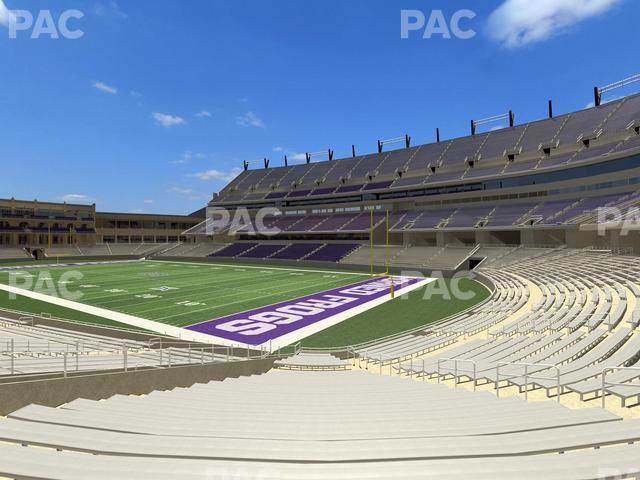 Seating view for Amon G. Carter Stadium Section 119