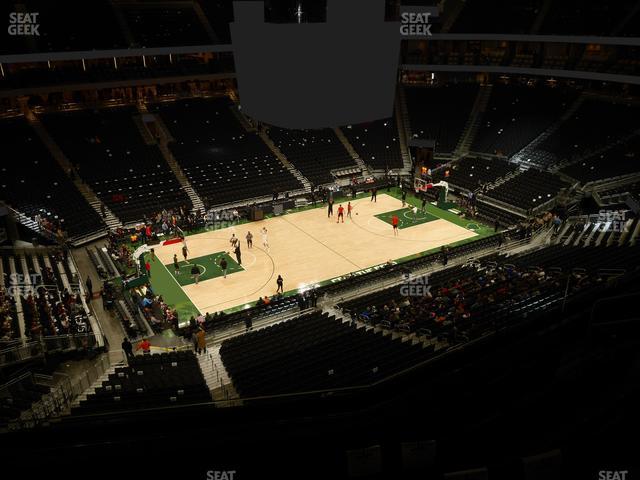 Seating view for Fiserv Forum Section 210