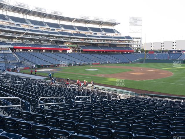 Seating view for Nationals Park Section 134