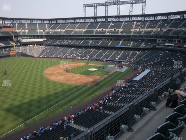 Seating view for Coors Field Section Lower 346