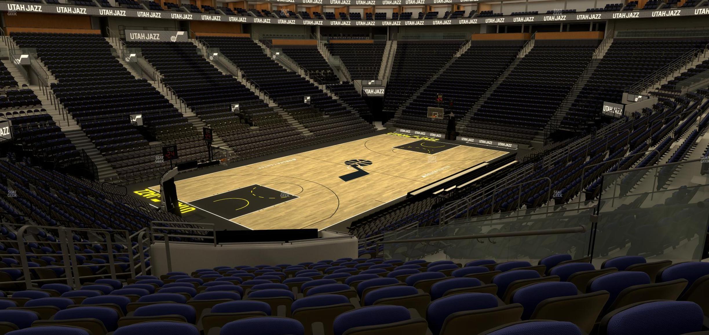 Seating view for Delta Center Section 10