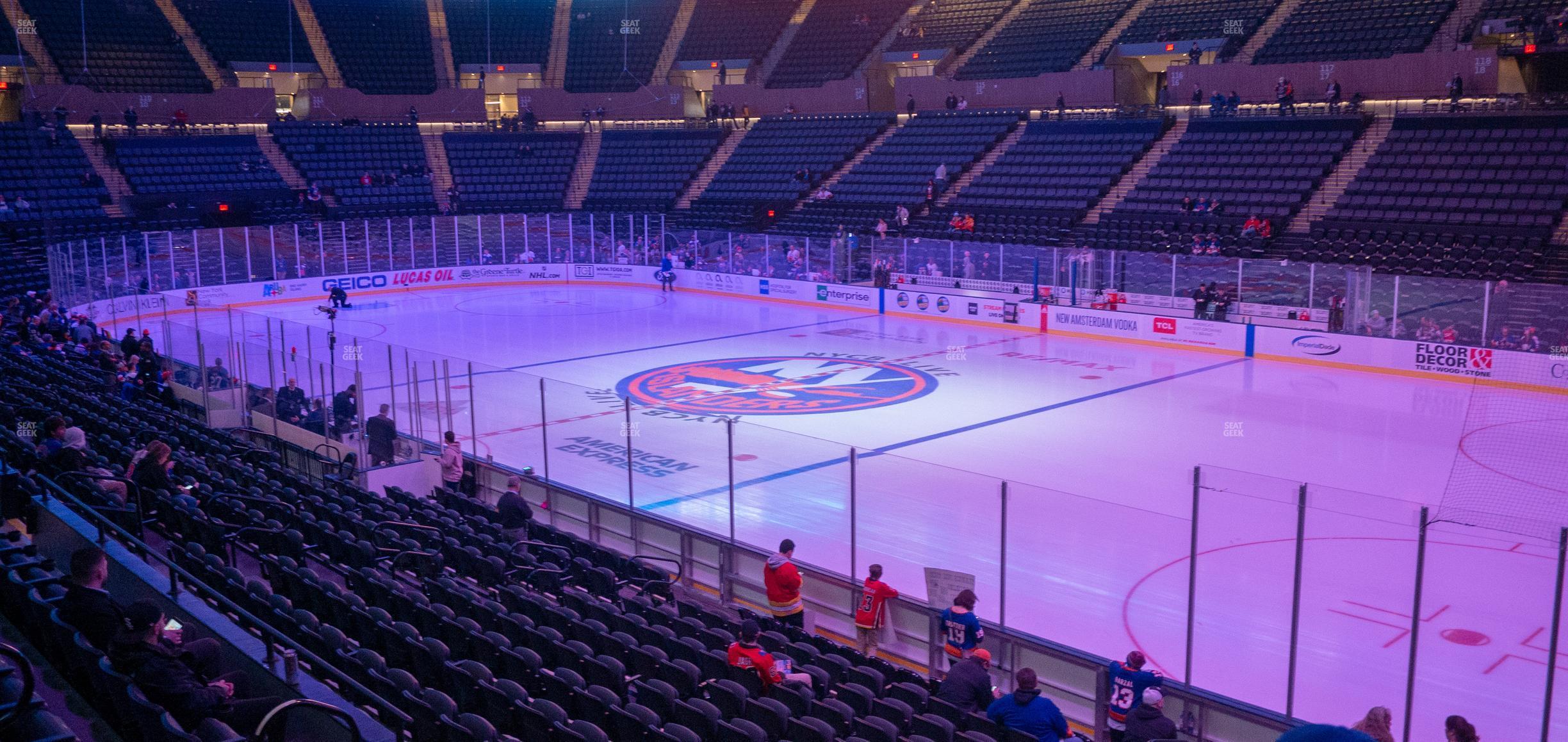 Seating view for Nassau Coliseum Section 128