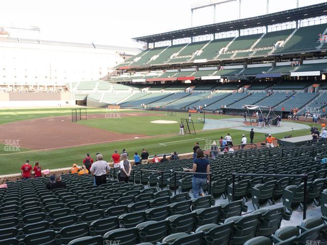 Seating view for Oriole Park at Camden Yards Section 58