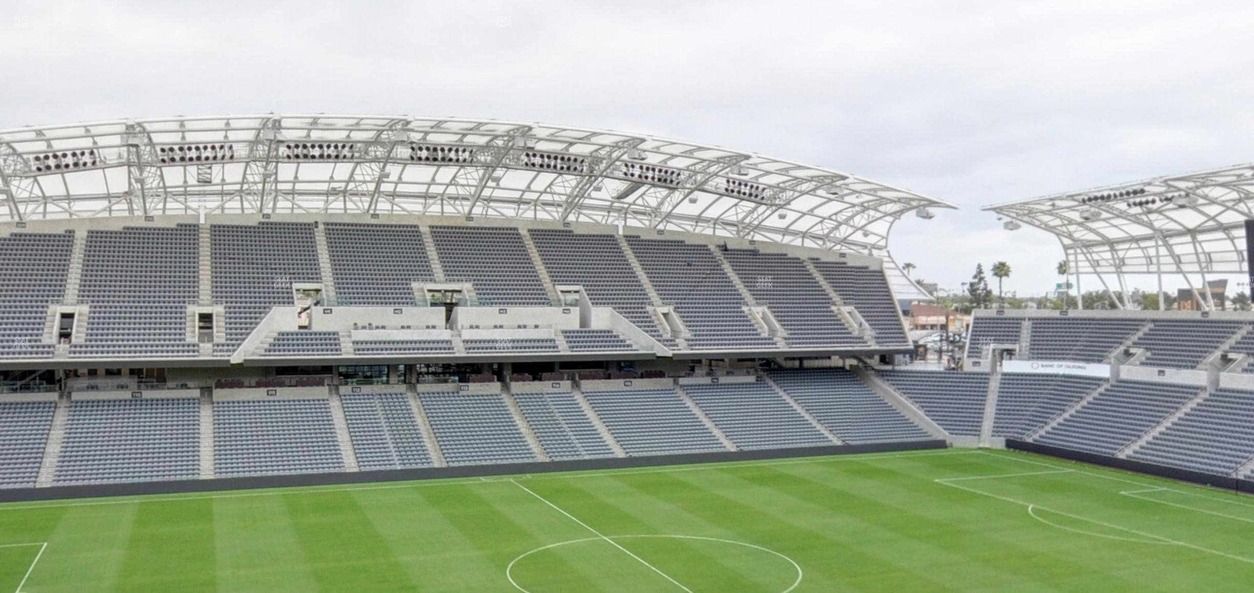 Seating view for BMO Stadium Section Founders Suite 7