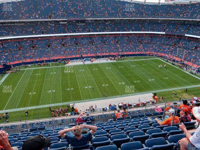 Seating view for Empower Field at Mile High Section 536