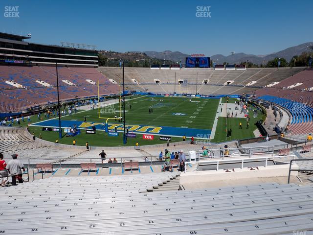 Seating view for Rose Bowl Stadium Section Upper 27