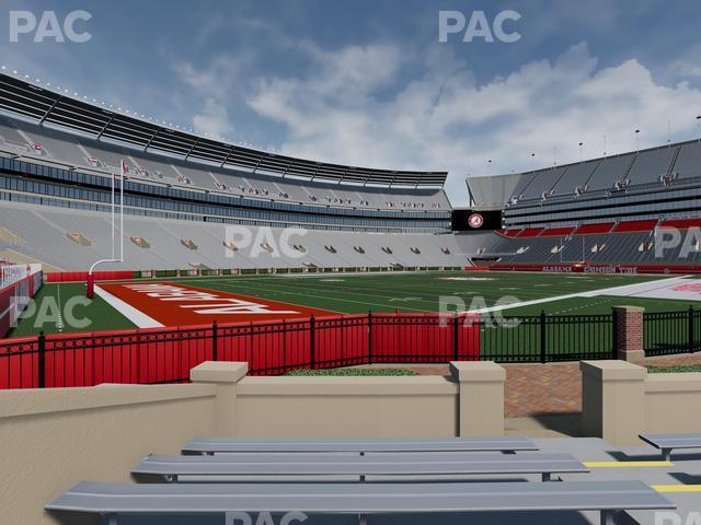 Seating view for Bryant Denny Stadium Section N