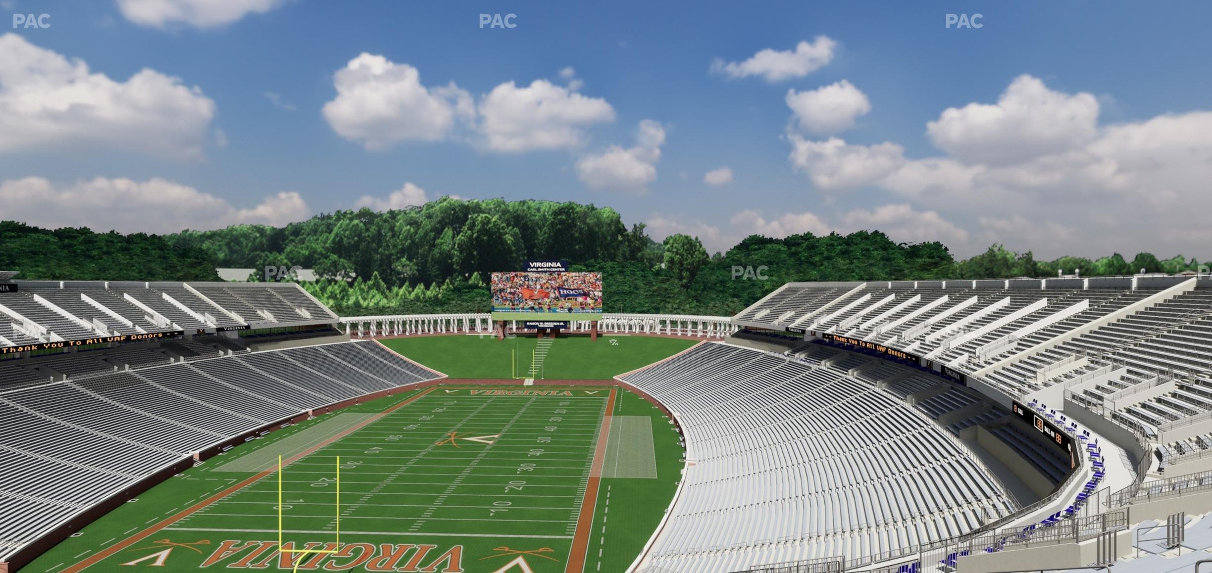 Seating view for Scott Stadium Section 518