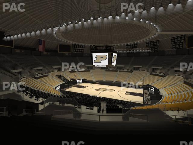 Seating view for Mackey Arena Section Upper 109