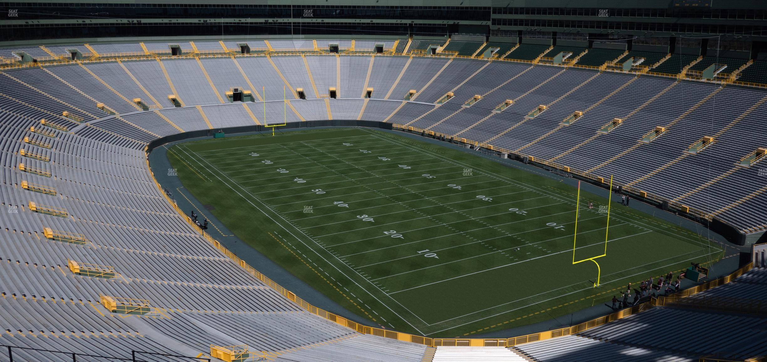 Seating view for Lambeau Field Section 638 S