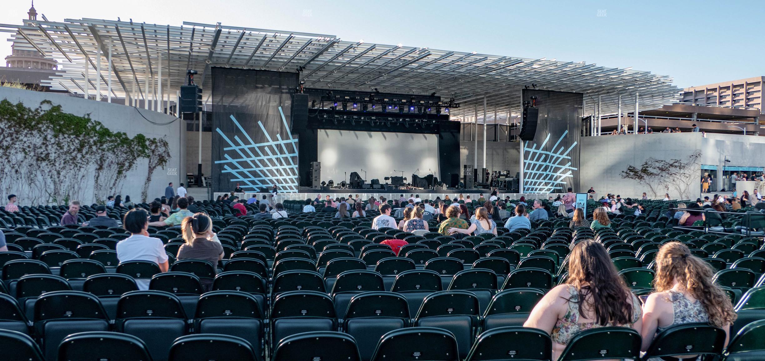 Seating view for Moody Amphitheater Section 204