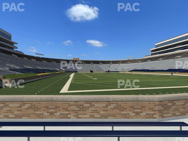 Seating view for Notre Dame Stadium Section 21