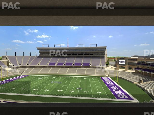 Seating view for Amon G. Carter Stadium Section Champions Suite 6