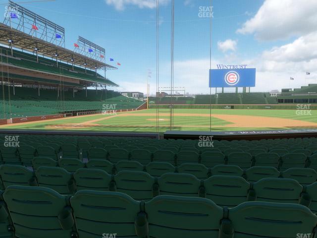 Seating view for Wrigley Field Section 123