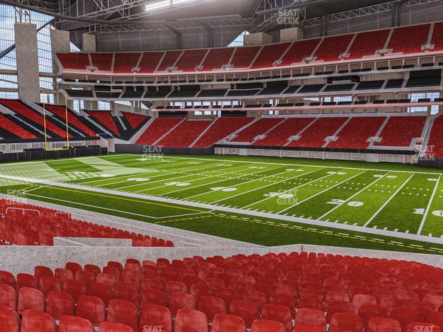 Seating view for Mercedes-Benz Stadium Section 125