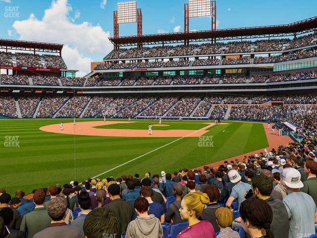 Seating view for Citizens Bank Park Section 138