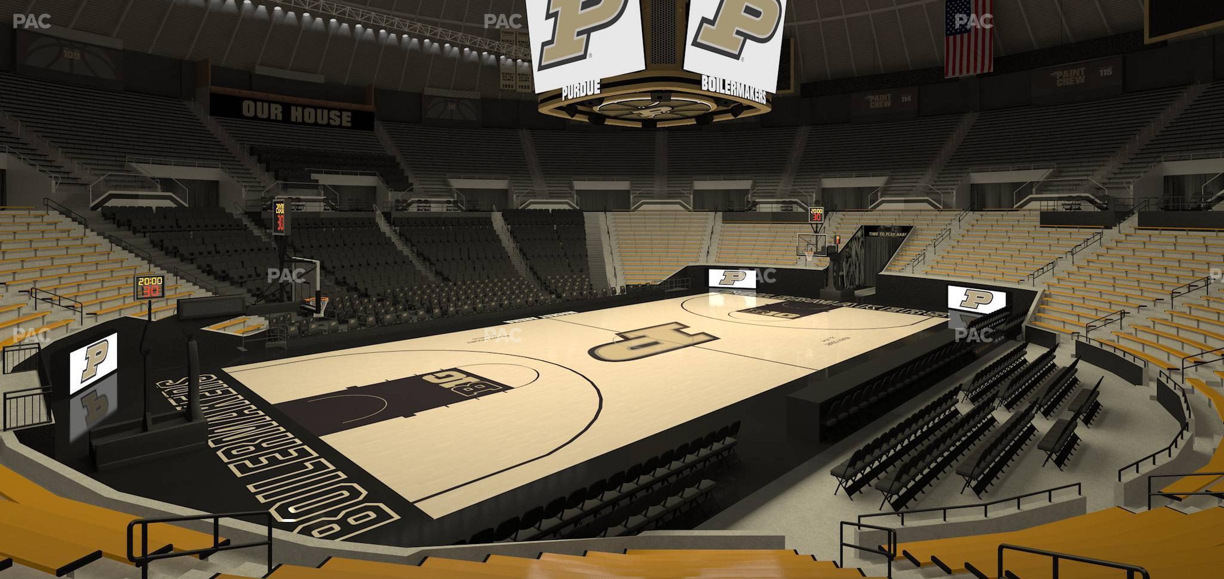 Seating view for Mackey Arena Section Lower 3