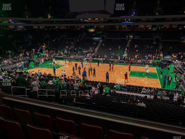 Seating view for TD Garden Section Club 139