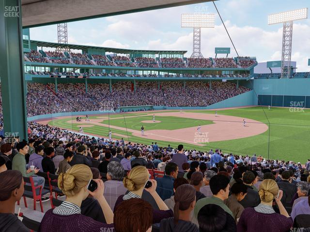 Seating view for Fenway Park Section Grandstand 11