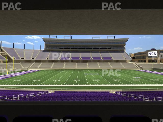 Seating view for Amon G. Carter Stadium Section Founders Suite 4