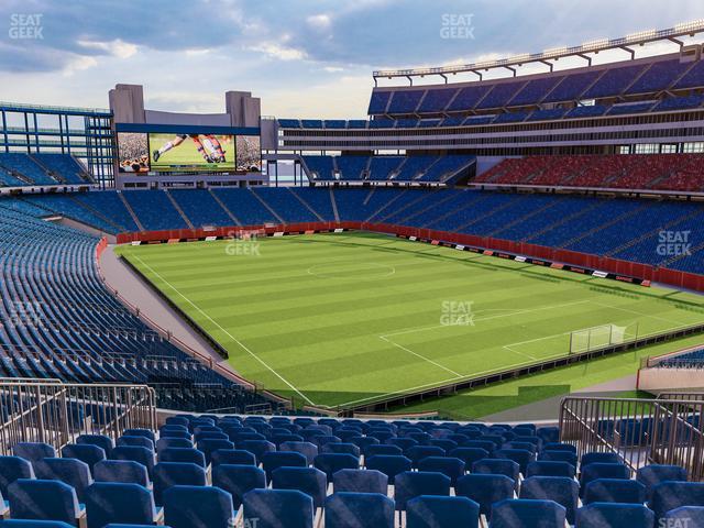 Seating view for Gillette Stadium Section 202