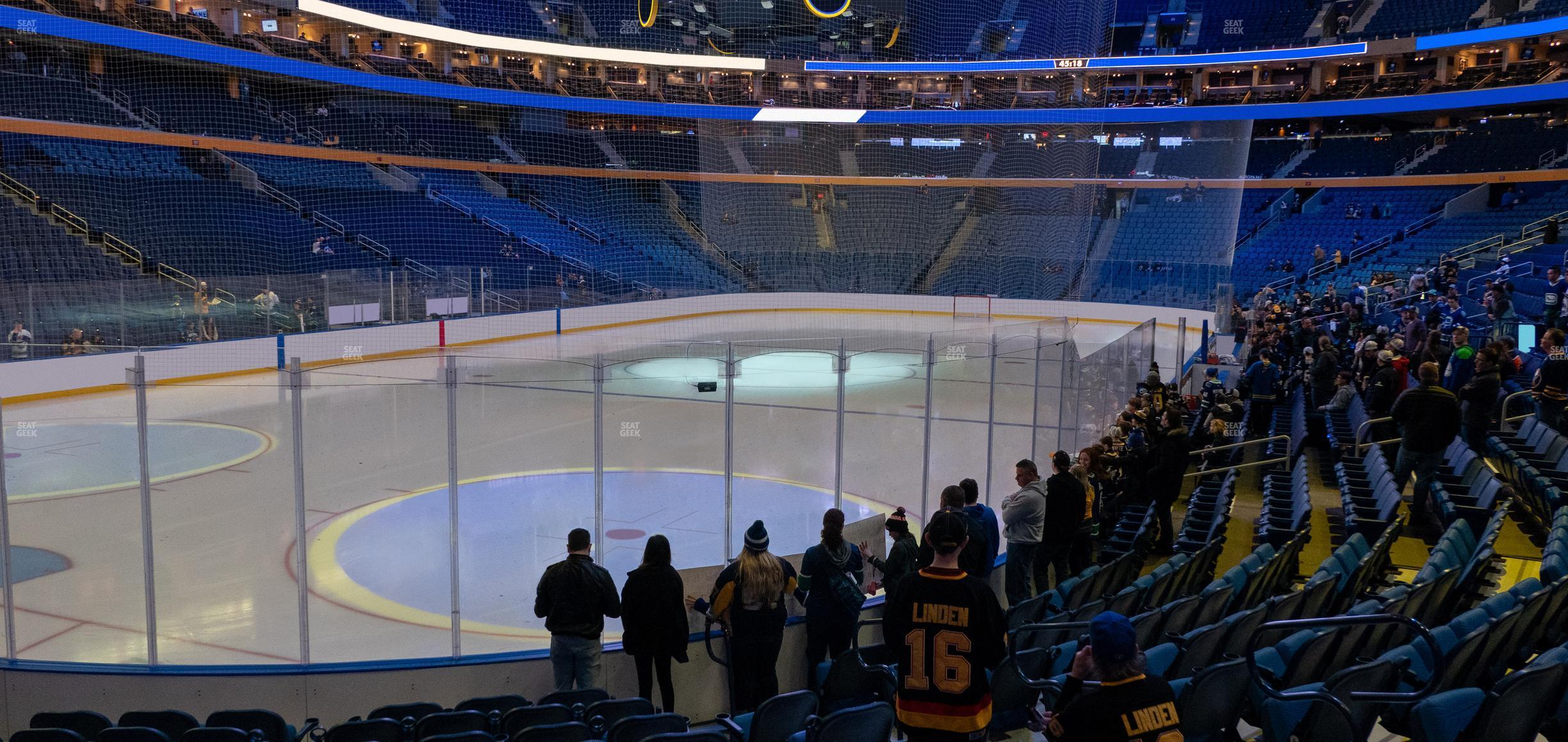 Seating view for KeyBank Center Section 109