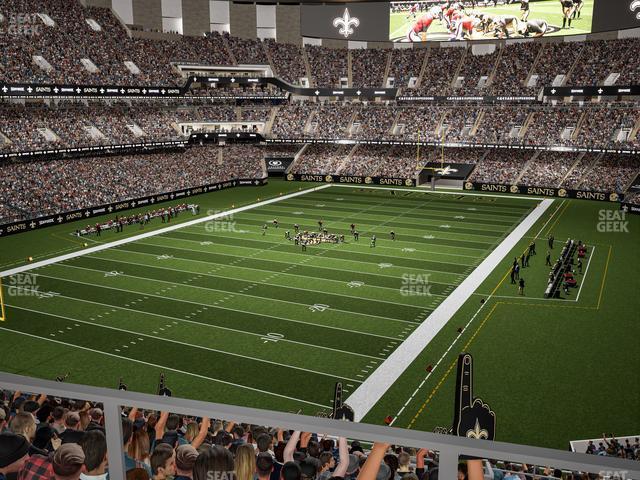 Seating view for Caesars Superdome Section Suite 383