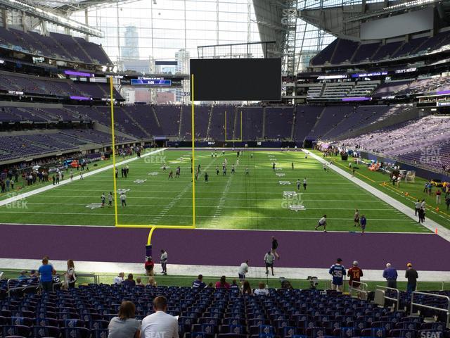 Seating view for U.S. Bank Stadium Section 119