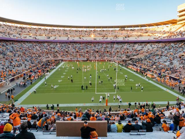 Seating view for Neyland Stadium Section M