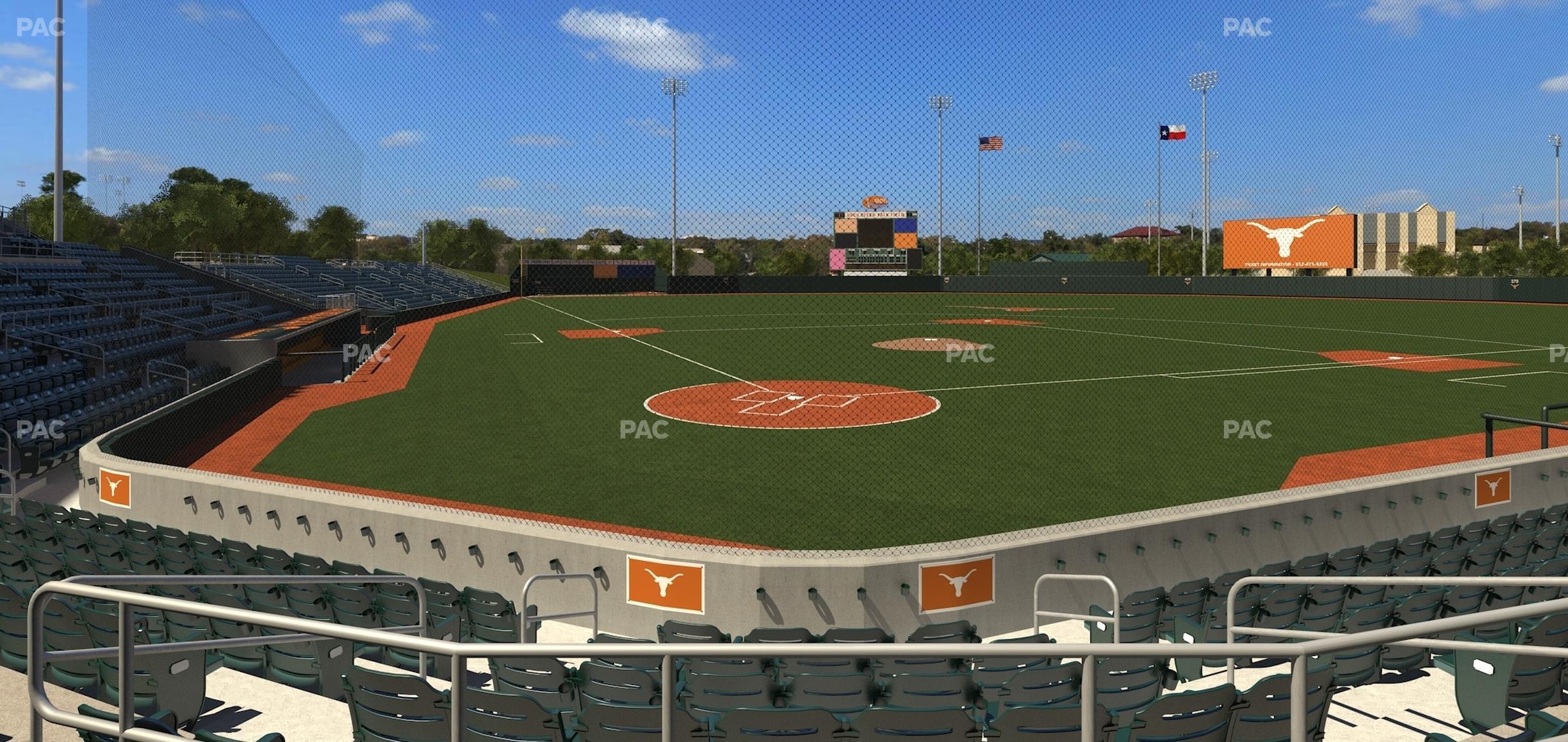 Seating view for UFCU Disch-Falk Field Section 5