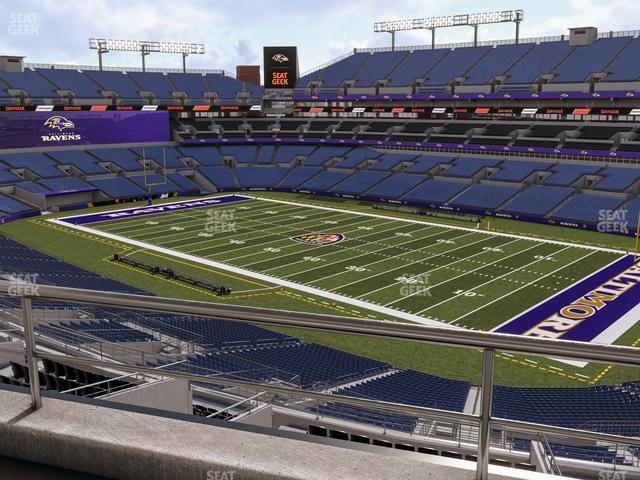 Seating view for M&T Bank Stadium Section Suite 401