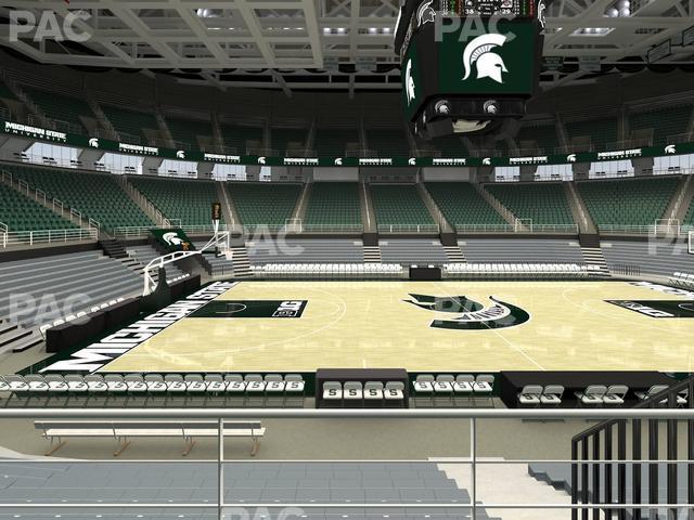 Seating view for Jack Breslin Student Events Center Section 110