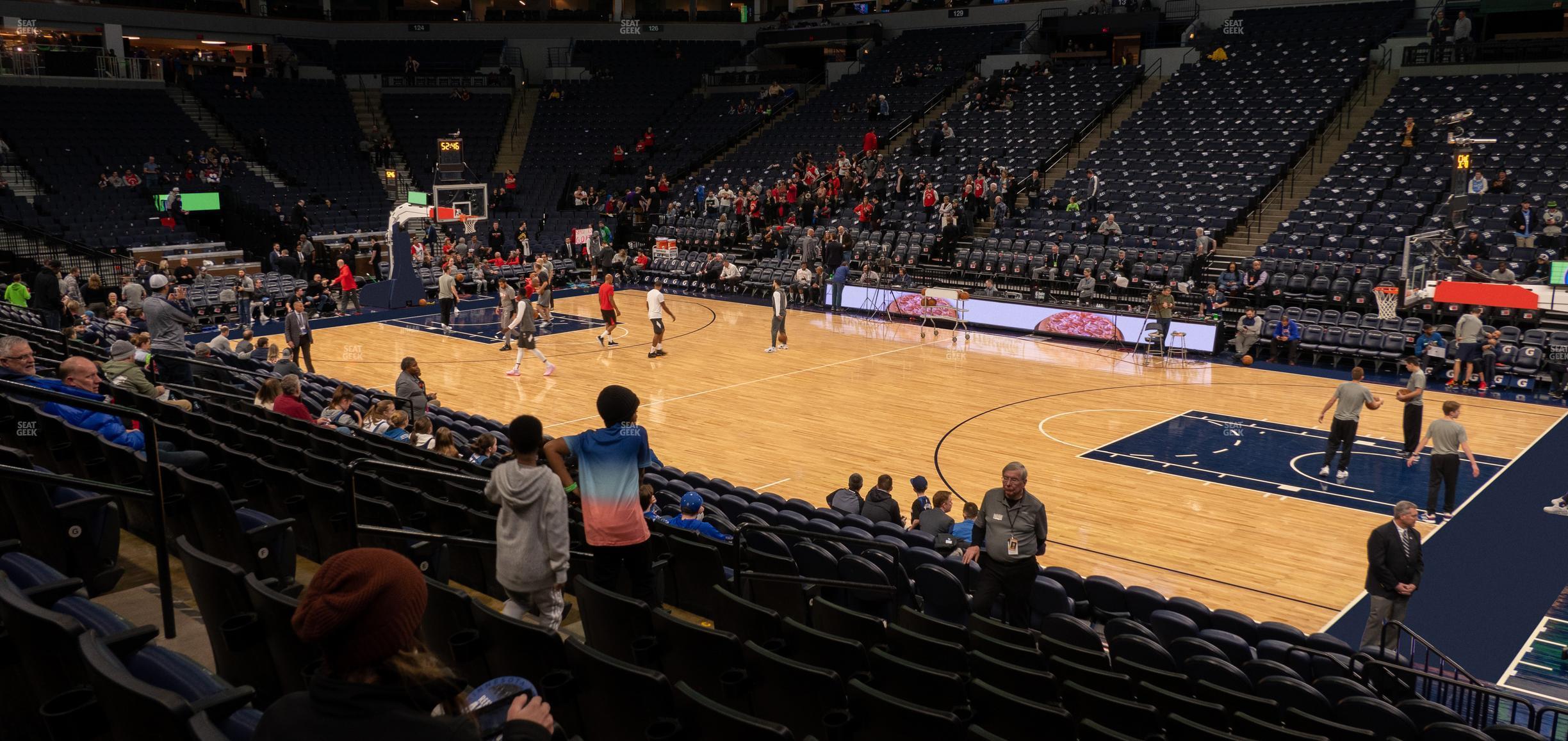 Seating view for Target Center Section 109