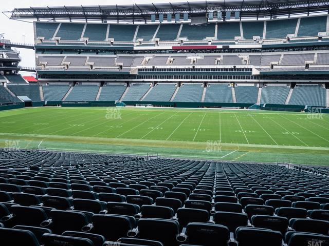 Seating view for Lincoln Financial Field Section 120