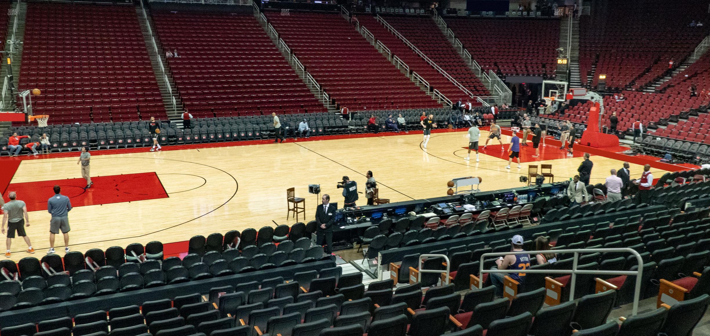 Seating view for Toyota Center Section C 121