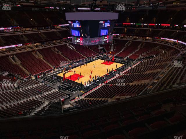 Seating view for United Center Section 322