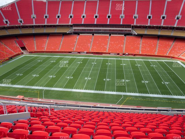 Seating view for GEHA Field at Arrowhead Stadium Section 346